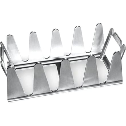 Support à brochettes en acier inoxydable pour barbecue white