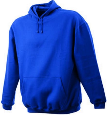 James and Nicholson Unisex Hooded Sweatshirt (Koningsblauw)