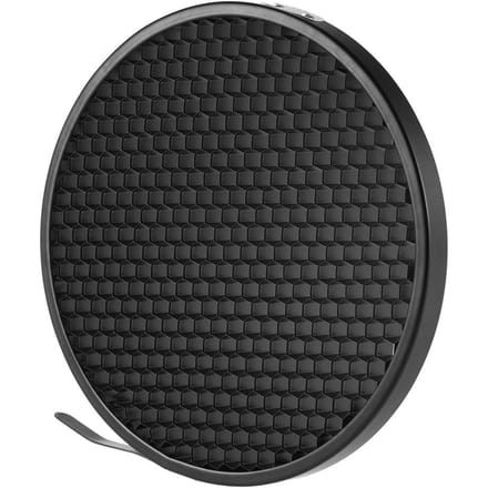 7   Standaard Reflector Diffuser Lampenkap Schotel met 60 graden Honingraatraster voor Bowens Mount Studio Stroboscoopflitser black
