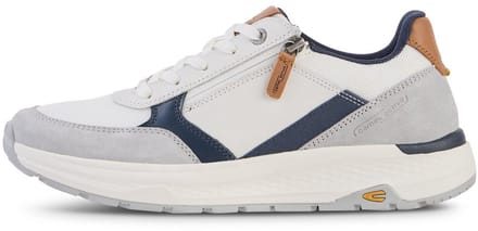camel active Sneaker met zijrits - Maat menswear-41 - Wit