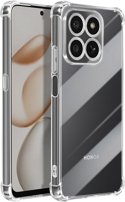 Mayaxess, Hoesje geschikt voor Honor 400 Smart - Dunne Bumper Siliconen, Transparant
