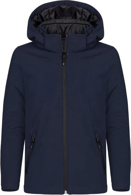 Clique Padded Hoody Softshell Junior 0200906 - Dark Navy - 150-160