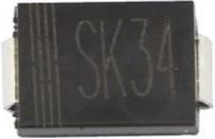 SK34 SMD Diode, 40V, 3A, DO-214AB, 5 stuks