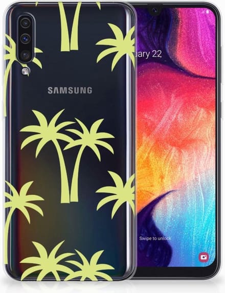 Samsung Galaxy A50 TPU Case Palmtrees