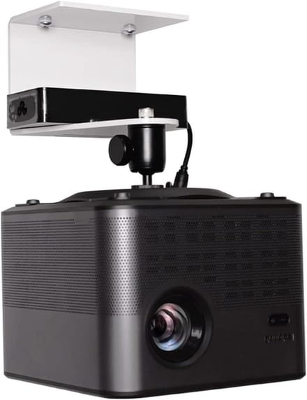 Projector Beugel - Plafondmontage Statief - Thuisbioscoop Inrichten - 360° Verstelbaar - Tot 8kg Draaglast - Wit