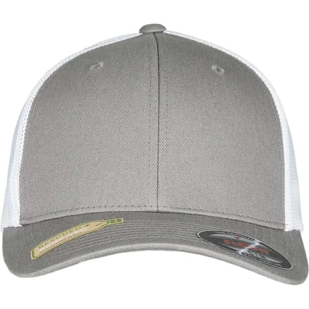 Urban Classics - Trucker Recycled Mesh Flexfit pet - L/XL - Grijs/Wit