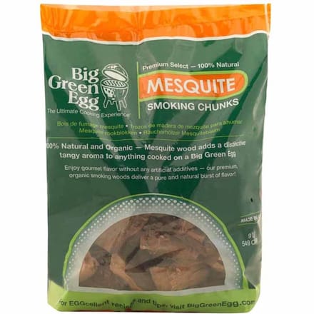 Green Egg Rookchunks mesquite Big | Groen