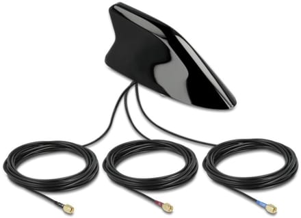 Delock Shark Fin Antenna with LTE + WLAN + GNSS multiband
