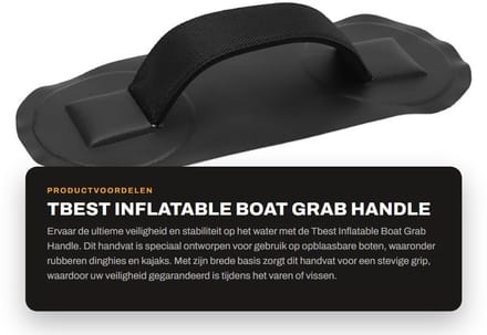 Dailygoods- Bootgreep - Duurzaam TPU/PVC - Lichtgewicht - Antislip - Veiligheidsbeugel - Voor Inflatable Boot/Kajak - Boothandgreep