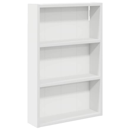 vidaXL - Badkamer - wandkast - Wit - 40 - x - 10 - x - 60,5 - cm - Geconstrueerd - hout