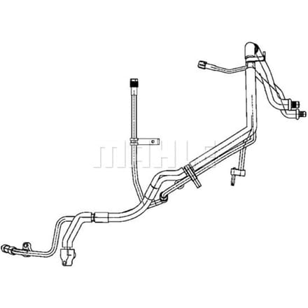 Hoge-, lage drukleiding, airconditioning MAHLE AP 135 000P