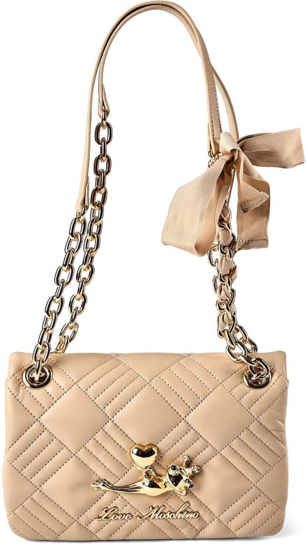 Love Moschino Frog Bag Schoudertas 22 cm - Dames - taupe