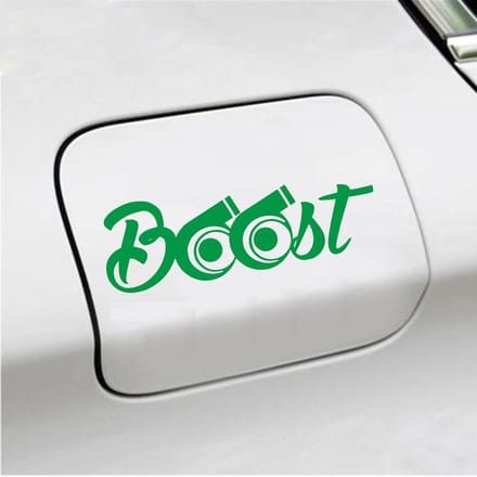 Bumpersticker - Boost - 6,3 X 19 - Groen