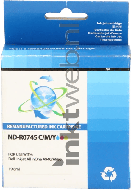 FLWR - Inktcartridge / 592-10045 / Kleur - Geschikt voor Dell