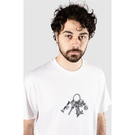 Iriedaily Keyhanger T-Shirt wit