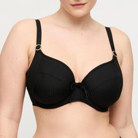 PrimaDonna Swim Delray Bikini Top met Beugel 4013610 Zwart - maat EU 85B / FR 100B