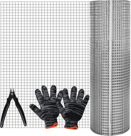 Knaagdiergaas - Draadgaas Rol - Ongedierte Buitensluiten - Gegalvaniseerd Metaal - 6m x 40cm - Zilver