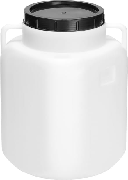 Garronda 50L - Plastic Vat BPA-vrij - Vierkant vat en Container met Deksel – Wit – GD-STE-BarrelP