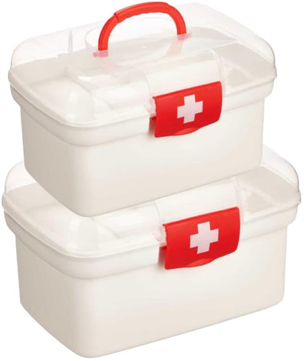 EHBO opbergdozen - 4L / 8L - Medicijn / EHBO accessoires - eerste hulp