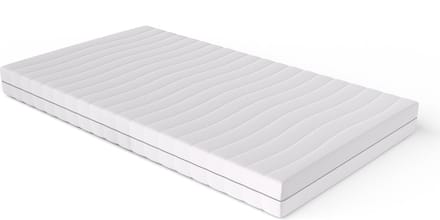 Matras 120x200 - 14cm dik - HR Koudschuim - Bamboo hoes - contour gesneden 7-zone