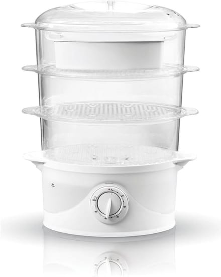 Stoompan 800W - 9 Liter - Wit - Kwaliteit en Duurzaamheid