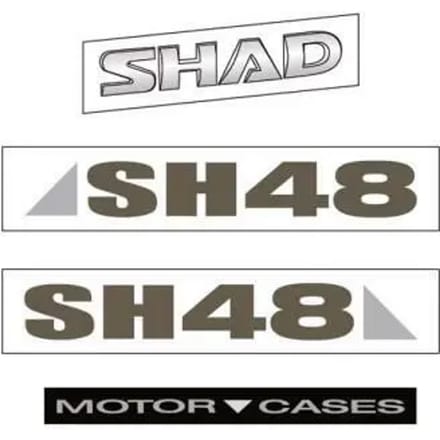 Shad Sh48-kofferlabel Grijs