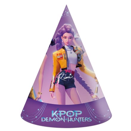 Kpop Demon Hunters 6 Papieren Hoedjes