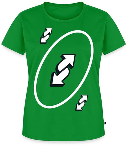UNO Reverse Kaart Kostuum Premium T Shirt Dames
