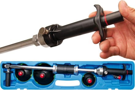 Kit de débosselage à pompe à vide avec marteau à inertie