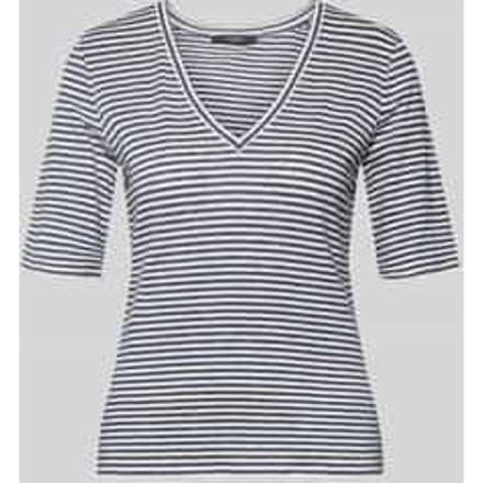 regular fit T-shirt van linnenmix model 'OPZIONE'