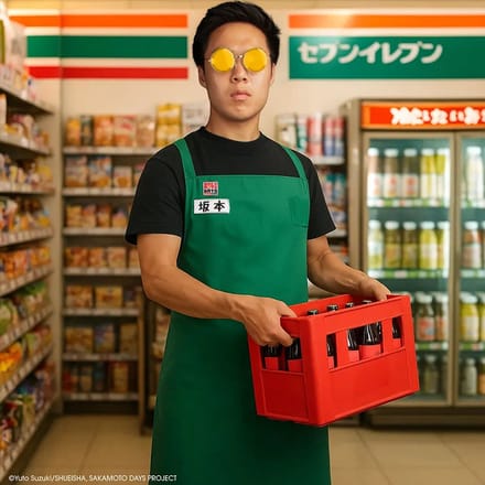 Cinereplicas Sakamoto Days Apron/Schort + Pin