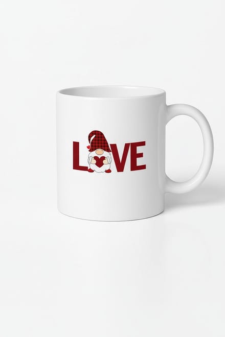 Liefde Kabouter Mok met Hart - Romantisch Valentijn Cadeau 330ml