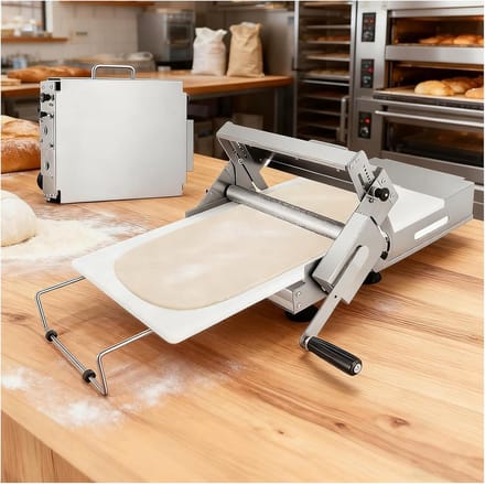 Handmatige Deegrolmachine met Instelbare Dikte 0-25 mm voor Bakkerijgebruik