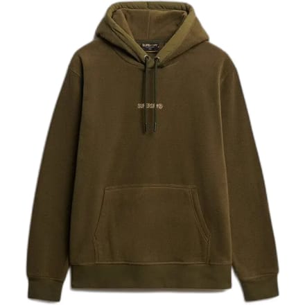 Superdry Micro Logo Fleece Hoodie Heren - Maat S