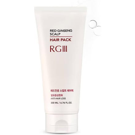 Pack cheveux cuir chevelu au ginseng rouge RGIII 200 ml white
