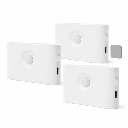 Oneproduct Trapverlichting LED Bewegingssensor - Draadloze Wandlamp - Oplaadbare Nachtlamp - Set van 3