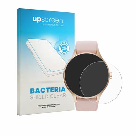 upscreen - Screenprotector voor Woneligo Smartwatch 1.57" - Folie Beschermfolie transparant antibacterieel