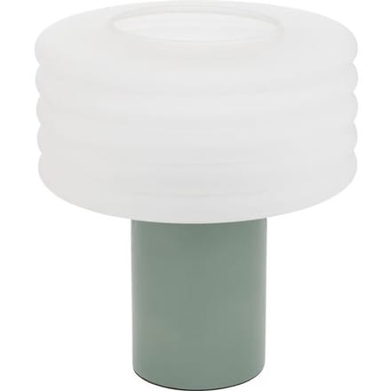 Atmosphera Asti tafellamp hoogte 36 cm limoengroen glas