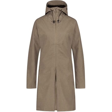 agu SEQ Regenjas Dames Waterdicht - Lead Grijs - Waterkolom 5.000 mm - Om te ritsen tot poncho - Ventilatiepaneel op de rug