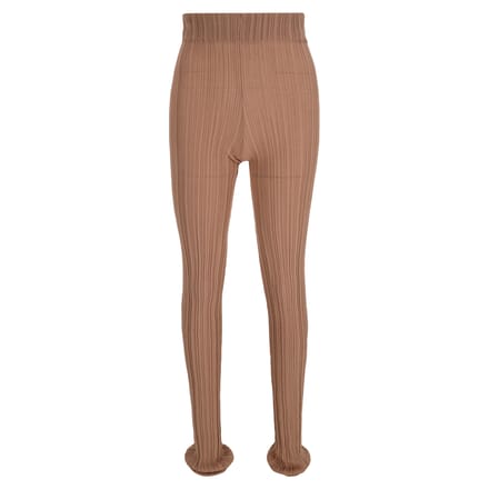 Acne Studios Keera Leggings in beige katoen