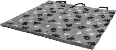 Foulard / auto kleed teddy grijs met poot