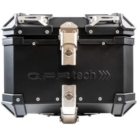Top case motorfiets van aluminium met specifieke plaat inbegrepen GPR Tech Zontes E 350 2023/2024