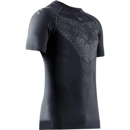 X-Bionic Twyce Run Shirt Korte Mouwen Heren Black/Charcoal - S