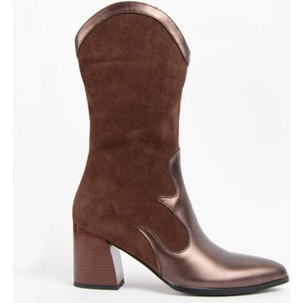Bota De Tacón Para Mujer.  Montevita  Tejan8  100946 41 bruin