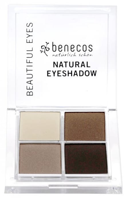 Benecos Vegan Oogschaduw Quattro - Coffee and Cream