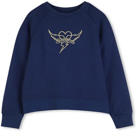 Zadig & Voltaire X60537 Sweatshirt Blauw 6 Years Meisje