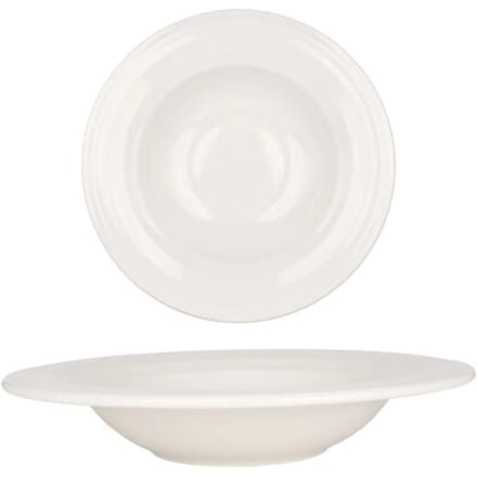 Bonna Pastabord - Halo - Porselein - 27 cm (460cc) - set van 2