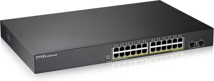 Smart Managed 24-Poorts Gigabit PoE+ Switch met SFP voor MKB