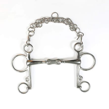 Horze Pelham RvS - dubbelgebroken - 11,5cm