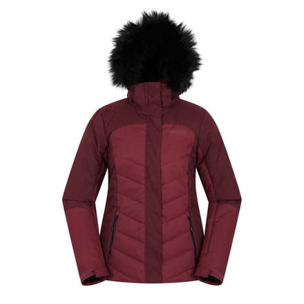 Mountain Warehouse Dames/Dames Pyrenees II gewatteerde ski-jas (Bes)